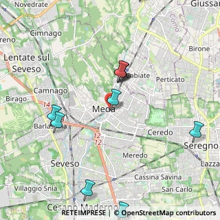 Mappa Via Pace, 20821 Meda MB, Italia (2.28545)