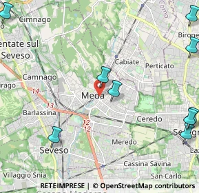 Mappa Via Pace, 20821 Meda MB, Italia (3.23818)