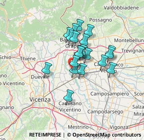 Mappa Via Michela Vecchia, 35013 Cittadella PD, Italia (10.0255)