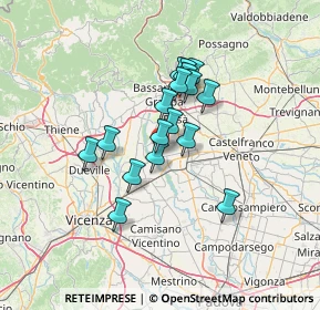 Mappa Via Michela Vecchia, 35013 Cittadella PD, Italia (10.08353)