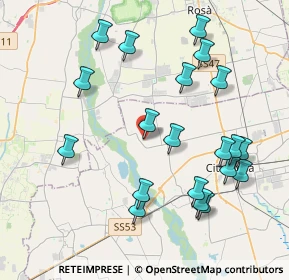 Mappa Via Michela Vecchia, 35013 Cittadella PD, Italia (4.283)