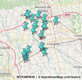 Mappa Via Michela Vecchia, 35013 Cittadella PD, Italia (6.51474)