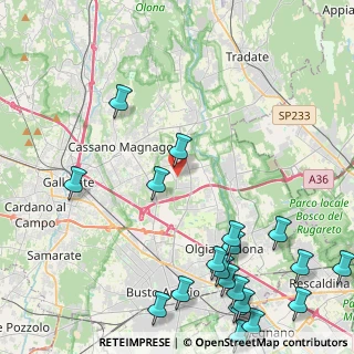 Mappa Via A. Castiglioni, 21054 Fagnano Olona VA, Italia (6.191)