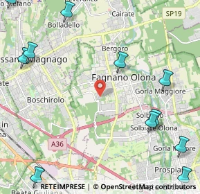 Mappa Via A. Castiglioni, 21054 Fagnano Olona VA, Italia (3.22727)