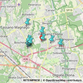 Mappa Via A. Castiglioni, 21054 Fagnano Olona VA, Italia (1.34636)