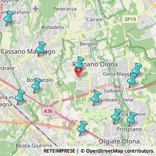 Mappa Via A. Castiglioni, 21054 Fagnano Olona VA, Italia (2.89727)