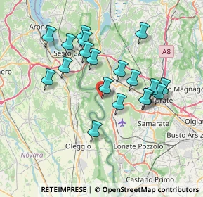 Mappa Via San Giovanni Bosco, 21019 Somma Lombardo VA, Italia (6.71211)