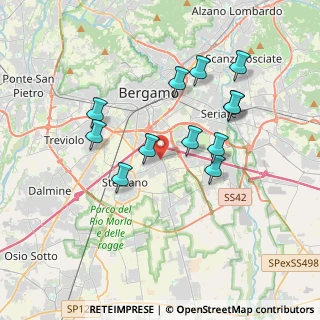 Mappa Via del Donatore Avis Aido, 24052 Azzano San Paolo BG, Italia (3.37333)