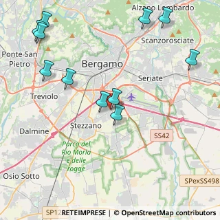 Mappa Via del Donatore Avis Aido, 24052 Azzano San Paolo BG, Italia (5.09091)