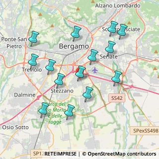 Mappa Via del Donatore Avis Aido, 24052 Azzano San Paolo BG, Italia (4.02286)