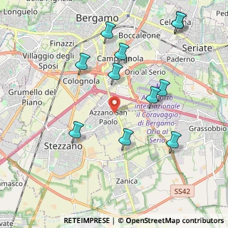 Mappa Via del Donatore Avis Aido, 24052 Azzano San Paolo BG, Italia (2.17273)