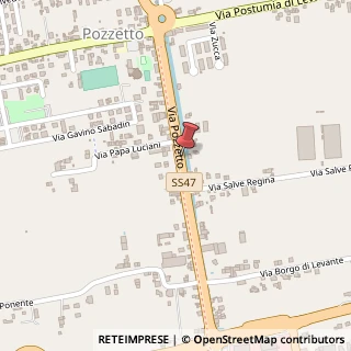 Mappa Via Pozzetto, 50, 35013 Cittadella, Padova (Veneto)