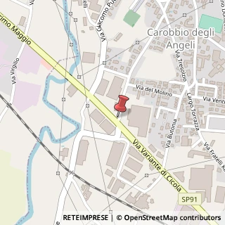 Mappa Via Variante di Cicola, 12, 24060 Carobbio degli Angeli, Bergamo (Lombardia)
