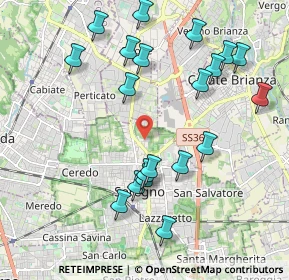 Mappa Via Resegone, 20831 Seregno MB, Italia (2.1435)