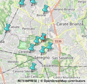 Mappa Via Resegone, 20831 Seregno MB, Italia (2.64429)