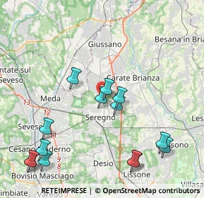 Mappa Via Resegone, 20831 Seregno MB, Italia (4.715)