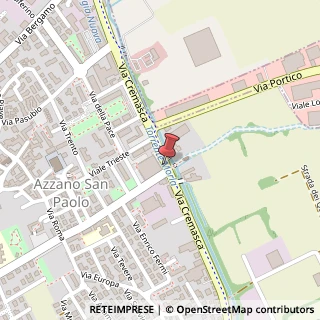 Mappa Via Cremasca, 24, 24052 Azzano San Paolo, Bergamo (Lombardia)