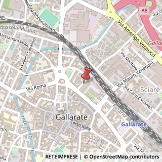 Mappa Piazzale Europa, 3, 21013 Gallarate, Varese (Lombardia)