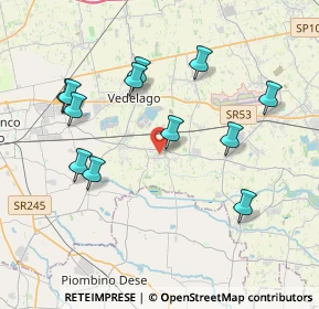 Mappa Via dei Fiori, 31050 Vedelago TV, Italia (3.94083)