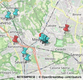 Mappa Viale brianza 17 entrata da, 20821 Meda MB, Italia (1.70636)