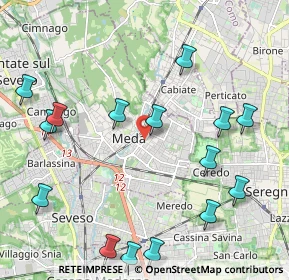 Mappa Viale brianza 17 entrata da, 20821 Meda MB, Italia (2.53733)