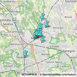 Mappa Viale brianza 17 entrata da, 20821 Meda MB, Italia (0.82)