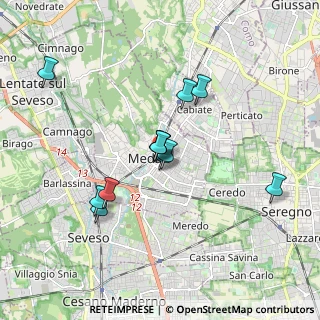 Mappa Viale brianza 17 entrata da, 20821 Meda MB, Italia (1.48583)