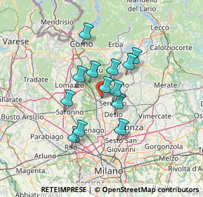 Mappa Viale brianza 17 entrata da, 20821 Meda MB, Italia (9.96154)