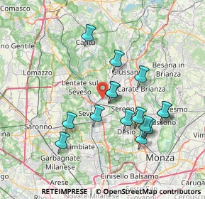 Mappa Viale brianza 17 entrata da, 20821 Meda MB, Italia (6.75)