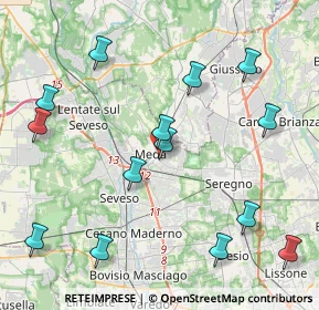 Mappa Viale brianza 17 entrata da, 20821 Meda MB, Italia (4.83643)