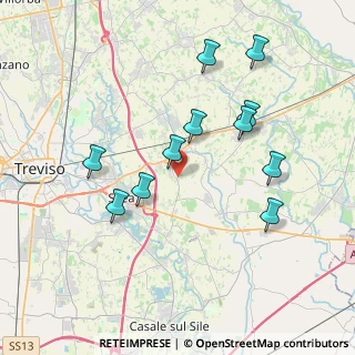 Mappa Via Agozzo, 31048 San Biagio di Callalta TV, Italia (3.70182)