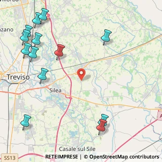 Mappa Via Agozzo, 31048 San Biagio di Callalta TV, Italia (6.07077)