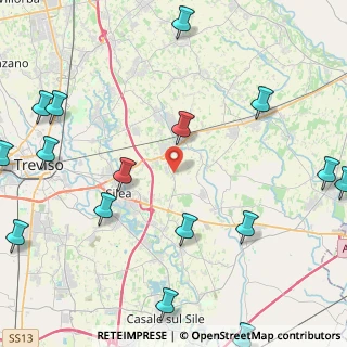 Mappa Via Agozzo, 31048 San Biagio di Callalta TV, Italia (6.19375)