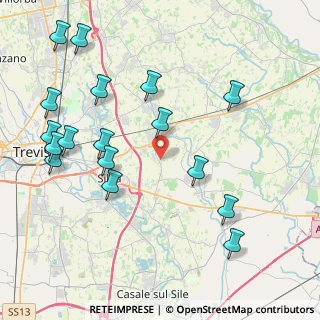 Mappa Via Agozzo, 31048 San Biagio di Callalta TV, Italia (4.81118)