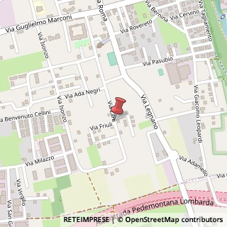 Mappa Via Zara,  62, 21054 Fagnano Olona, Varese (Lombardia)
