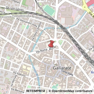 Mappa Via Roma, 14, 21013 Gallarate, Varese (Lombardia)