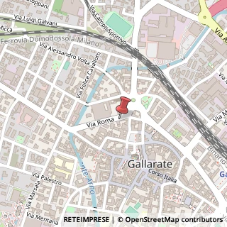 Mappa Via Roma, 14, 21013 Gallarate, Varese (Lombardia)