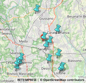 Mappa Via Adua, 20831 Seregno MB, Italia (4.40154)