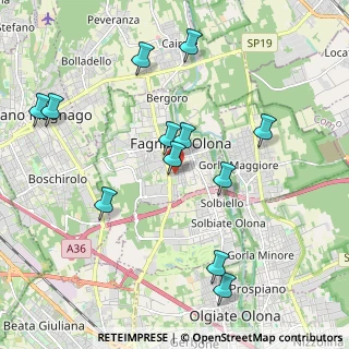 Mappa Via Ludovico Ariosto, 21054 Fagnano Olona VA, Italia (2.09667)