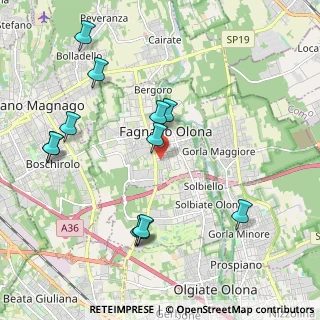 Mappa Via Ludovico Ariosto, 21054 Fagnano Olona VA, Italia (2.22333)