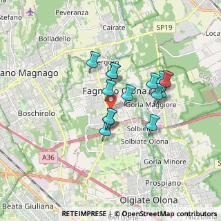Mappa Via Ludovico Ariosto, 21054 Fagnano Olona VA, Italia (1.31857)