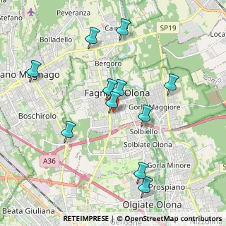 Mappa Via Giovanni Verga, 21054 Fagnano Olona VA, Italia (1.95818)