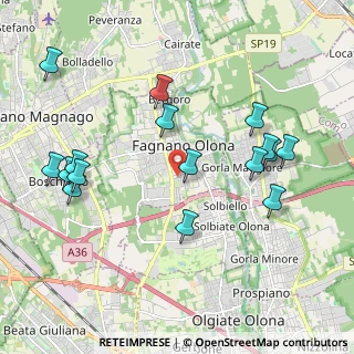 Mappa Via Ludovico Ariosto, 21054 Fagnano Olona VA, Italia (2.19688)