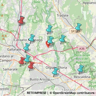 Mappa Via Giovanni Verga, 21054 Fagnano Olona VA, Italia (4.60462)