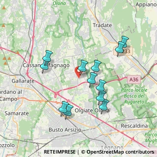 Mappa Via Giovanni Verga, 21054 Fagnano Olona VA, Italia (3.51417)
