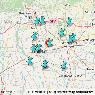 Mappa Via Marconi, 35015 Galliera Veneta PD, Italia (7.09467)