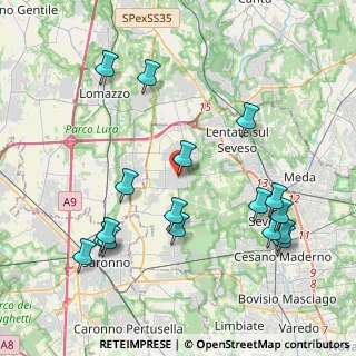 Mappa Piazza Pietro Mosca, 20826 Misinto MB, Italia (4.54176)