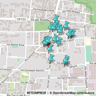 Mappa Piazza Pietro Mosca, 20826 Misinto MB, Italia (0.168)