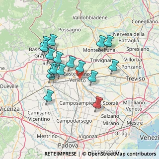 Mappa Via Alessandro Manzoni, 31033 Castelfranco Veneto TV, Italia (13.10471)