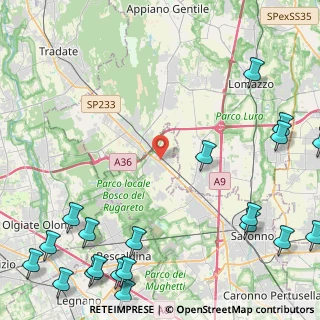 Mappa Via Volta Alessandro, 21040 Cislago VA, Italia (7.1295)